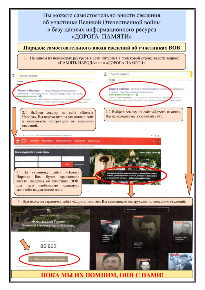 Память сайт поиска. Дорога памяти памятка. Сведения об участнике ВОВ дорога памяти. Галерея памяти участников ВОВ дорога памяти. Портал дороги памяти.