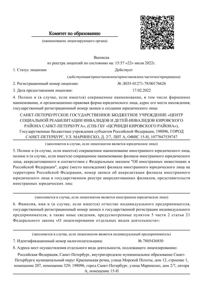 Устав и изменения к Уставу – Санкт-Петербургское государственное бюджетное  учреждение