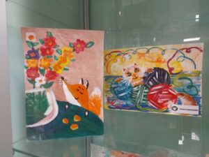 Открытие выставки работ, выполненных в технике декоративно-прикладного искусства, в рамках ежегодного всероссийского фестиваля «Эстафета доброты» Открытие выставки работ, выполненных в технике декоративно-прикладного искусства, в рамках ежегодного всероссийского фестиваля «Эстафета доброты»