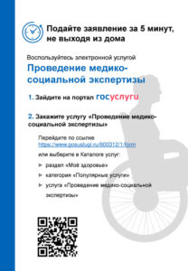 Как подать заявление на МСЭ через ЕГПУ (Госуслуги)?